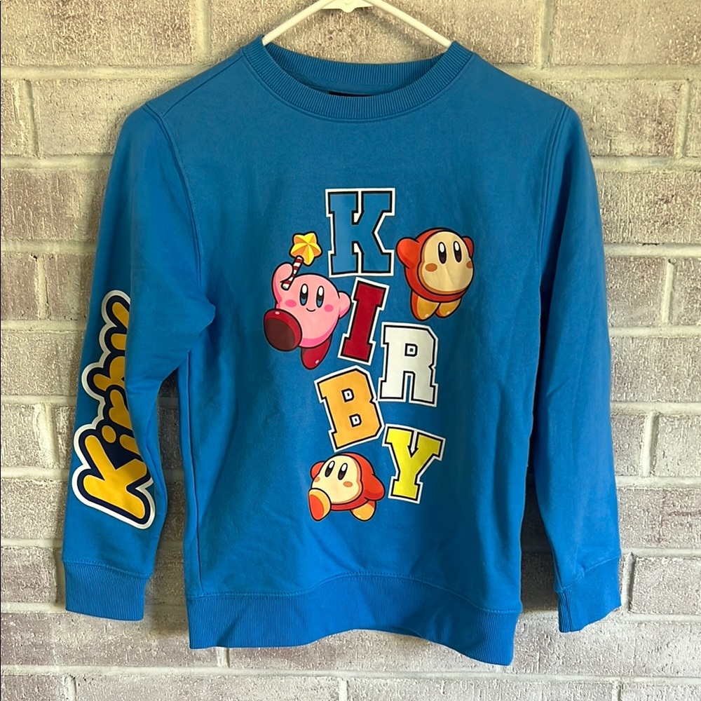 Nintendo Kirby Kids Blue Sweatshirt